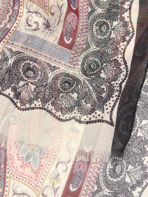 ETRO printed scarf - Grey