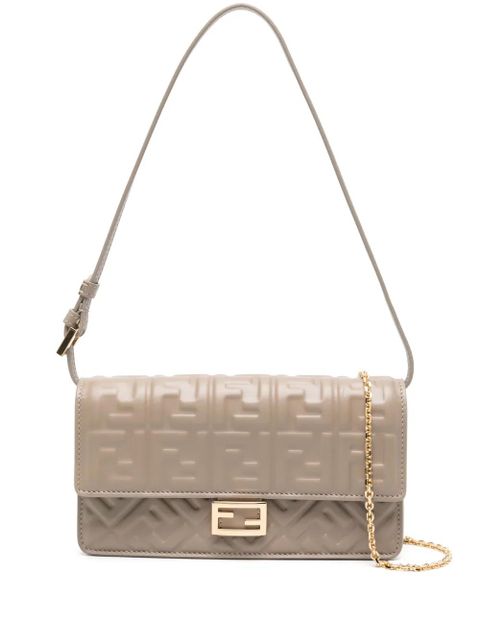 FENDI Wallet On Chain Baguette shoulder bag - Neutrals - zdjęcie produktu nr 1