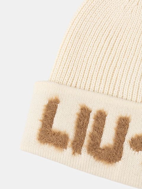 Liu Jo czapka z wełną kolor beżowy 2F5059.M0300 - zdjęcie produktu nr 2