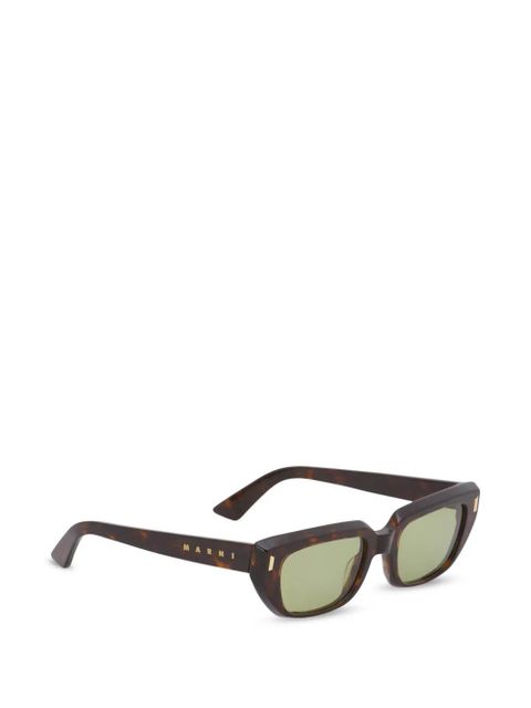 Marni Eyewear tortoiseshell-effect sunglasses - Brown - zdjęcie produktu nr 2