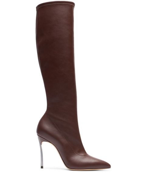 Casadei 100mm Blade boots - Brown - zdjęcie produktu nr 1
