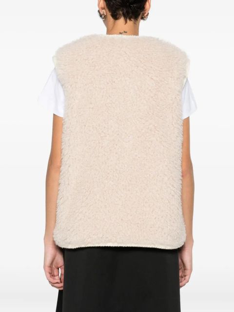 Moncler zip-up sleeveless jacket - Neutrals