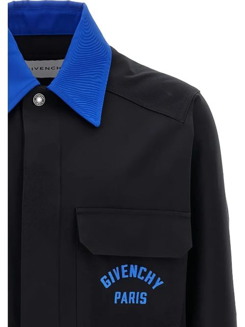 Givenchy logo-embroidered jacket - Black