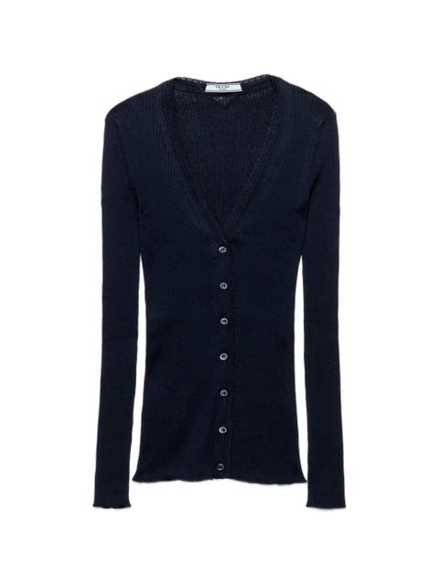 Prada cotton cardigan - Blue - zdjęcie produktu nr 1
