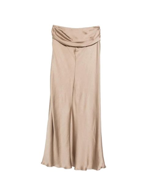 Blumarine ring-detail maxi skirt - Neutrals - zdjęcie produktu nr 2
