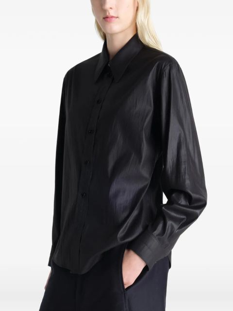 LEMAIRE pointed-collar shirt - Black