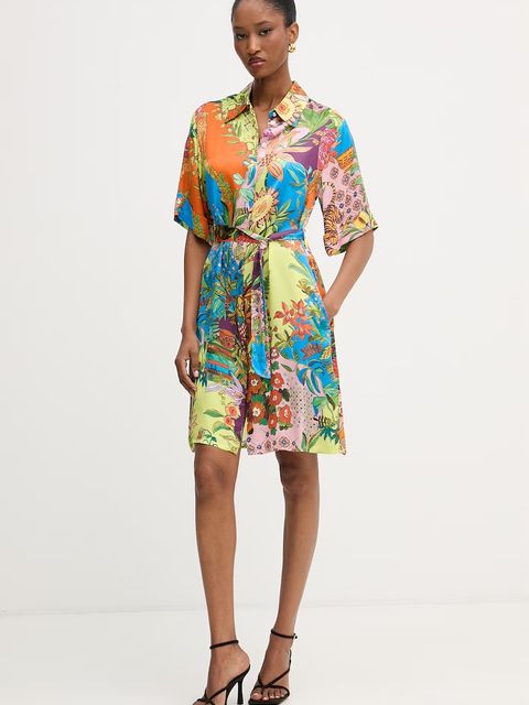 Liu Jo sukienka koszulowa z wiskozy - zdjęcie produktu nr 1