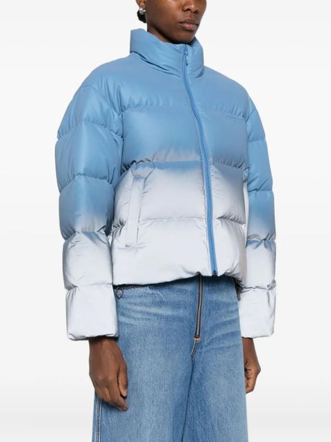 Alexander Wang ombré padded jacket - Blue