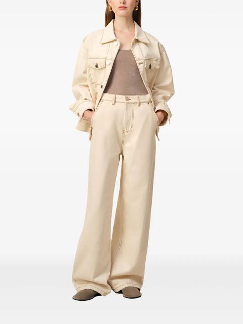 AMI Paris wide-leg jeans - Neutrals - zdjęcie produktu nr 2