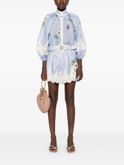 ZIMMERMANN Everley shorts - Blue