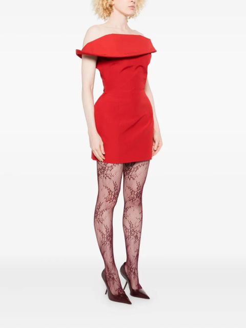 Magda Butrym off-shoulder mini dress - Red