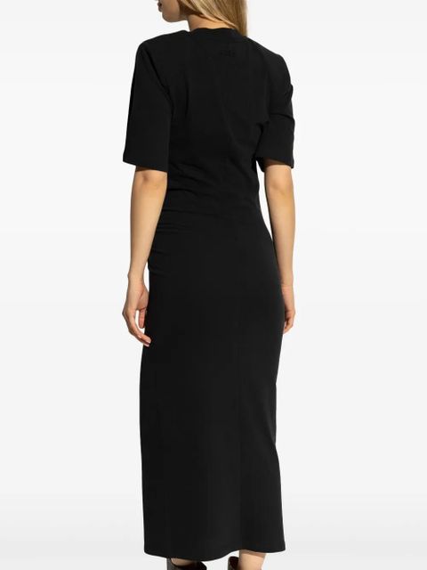 ISABEL MARANT Lexia gathered midi dress - Black