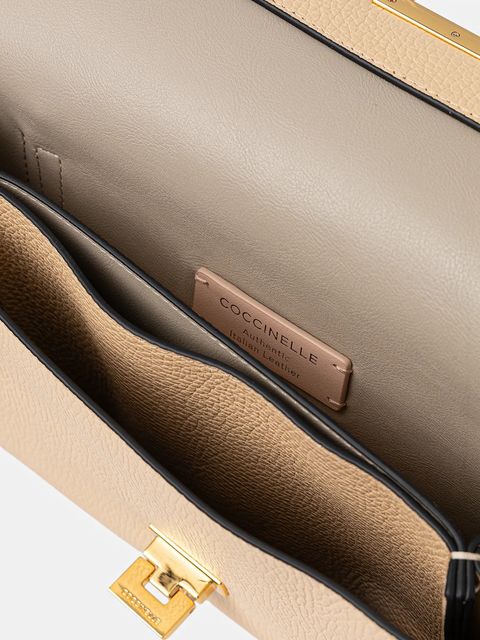 Coccinelle torebka skórzana ARLETTIS kolor beżowy E1 MD5 12 08 01