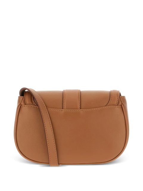 Alexander McQueen buckle-detail leather mini bag - Brown - zdjęcie produktu nr 2