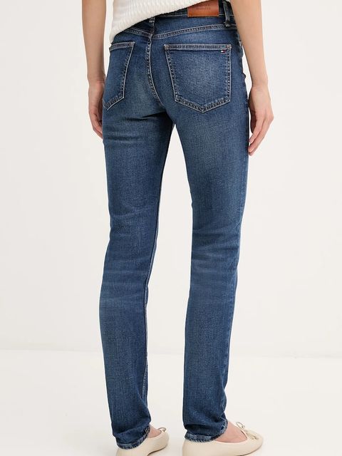 Tommy Hilfiger jeansy damskie kolor granatowy WW0WW45684 - zdjęcie produktu nr 2