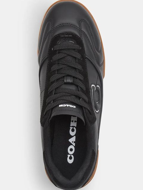 Coach sneakersy skórzane Coach Match damskie kolor czarny CCI42