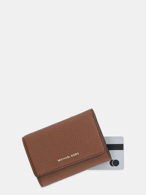 MICHAEL Michael Kors portfel skórzany BRYANT damskie kolor brązowy 32S5GYTP1L