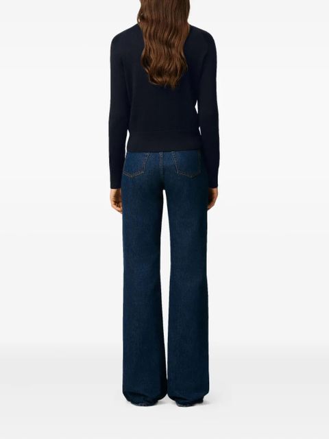 AMI Paris Ami De Coeur wool cardigan - Blue