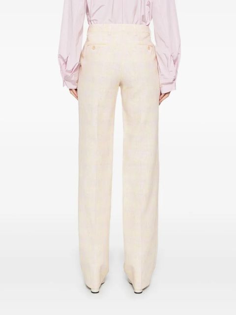 ETRO checked trousers - Yellow - zdjęcie produktu nr 2