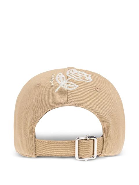 Marni logo-embroidered baseball cap - 00W25