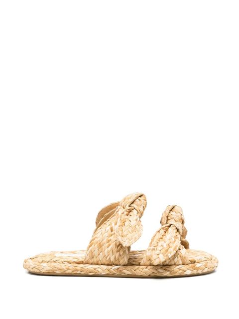 ZIMMERMANN Carousel knot-detail sandals - Neutrals - zdjęcie produktu nr 1