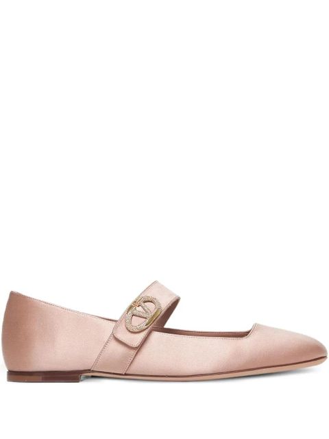 Valentino Garavani VLogo Signature ballet flats - Pink - zdjęcie produktu nr 1