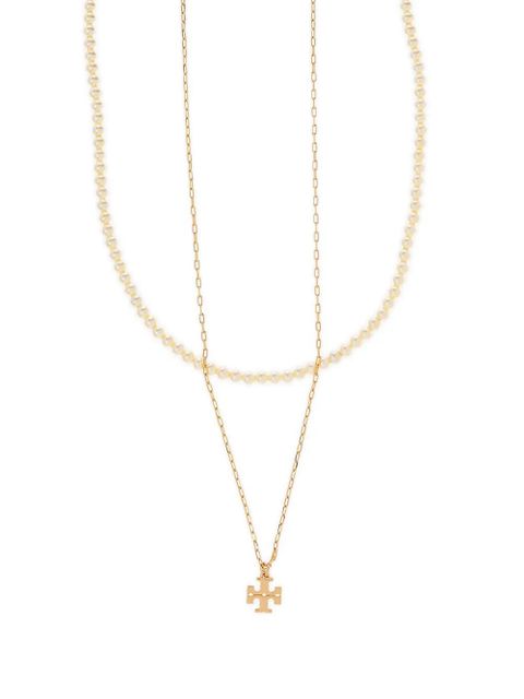 Tory Burch Kira layered necklace - Gold - zdjęcie produktu nr 1