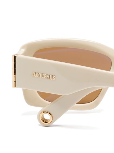 Jacquemus The Croisiere sunglasses - Neutrals - zdjęcie produktu nr 2