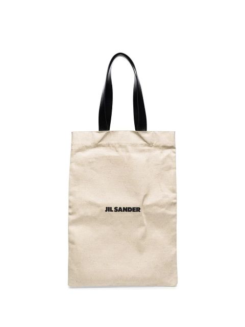 Jil Sander logo-print tote bag - Neutrals - zdjęcie produktu nr 1