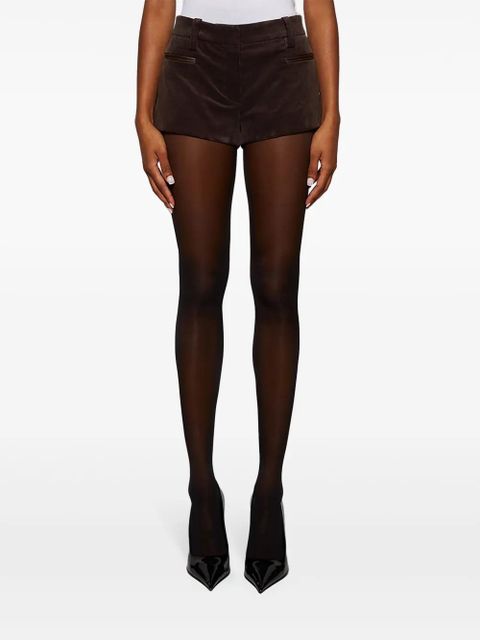 Magda Butrym corduroy shorts - Brown