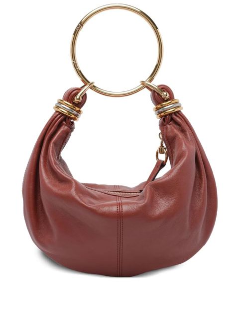 Chloé small bracelet calfskin tote bag - Brown - zdjęcie produktu nr 1