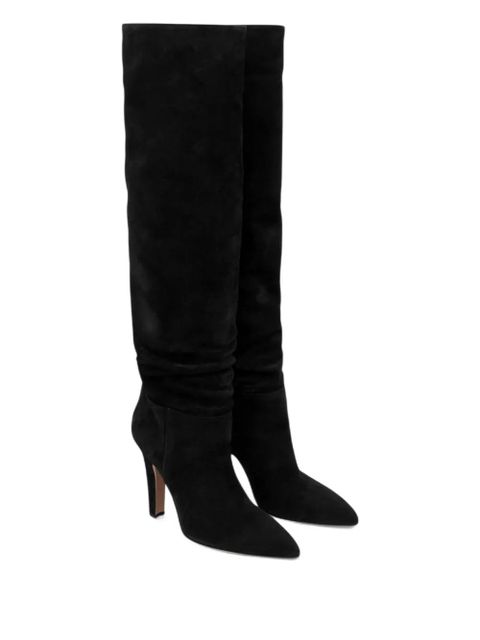 Paris Texas 100mm Elsa point-toe stiletto boots - Black - zdjęcie produktu nr 2