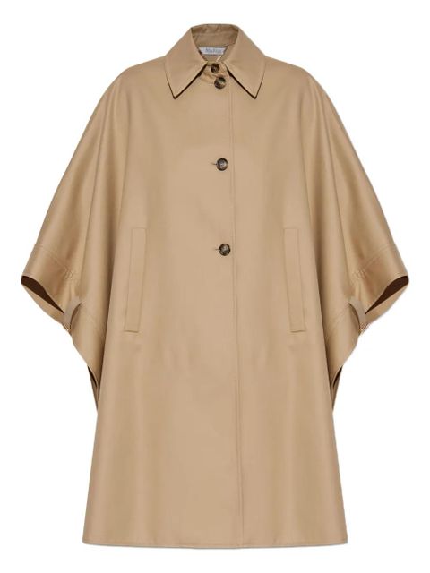 Max Mara Pedale cape-style button-up coat - Neutrals - zdjęcie produktu nr 1