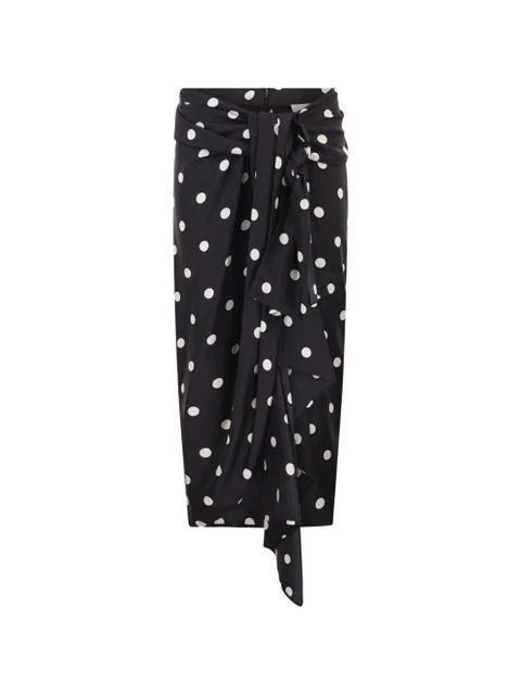 Sportmax polka-dot bow skirt - Black - zdjęcie produktu nr 1