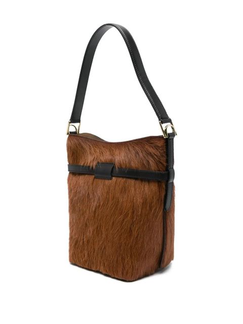 ATP Atelier Lierna buckled shoulder bag - Brown