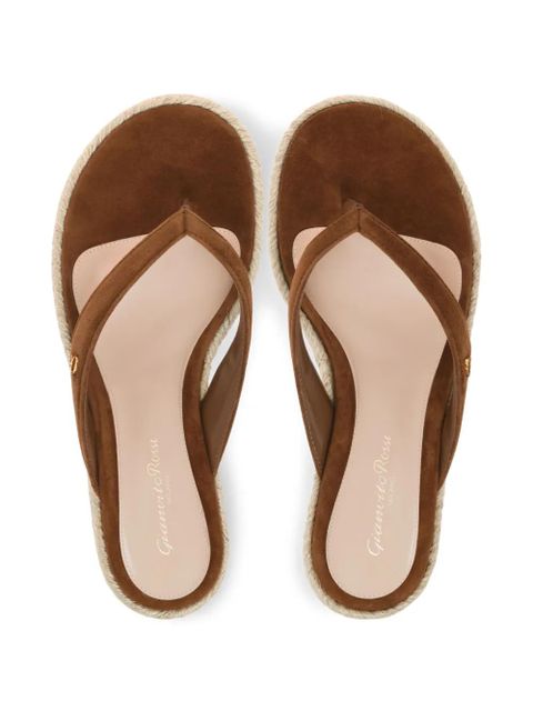 Gianvito Rossi suede espadrilles - Brown