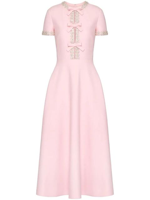 Valentino Garavani crystal-embellished dress - Pink