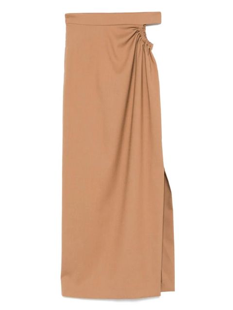 Max Mara virgin-wool skirt - Brown - zdjęcie produktu nr 1