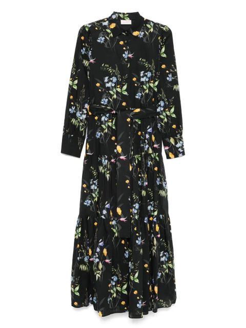 MC2 Saint Barth cotton midi dress - Black - zdjęcie produktu nr 1