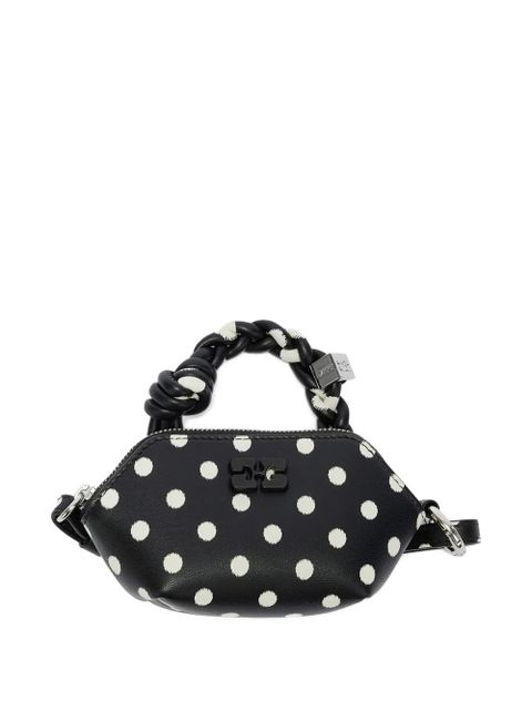 GANNI polka dot-print mini bag - Black - zdjęcie produktu nr 1