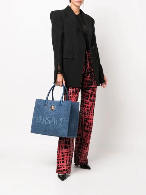 Versace Medusa denim tote bag - Black - zdjęcie produktu nr 2