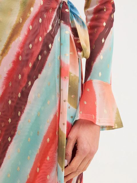 Never Fully Dressed sukienka kolor pomarańczowy mini prosta NFDDR2797