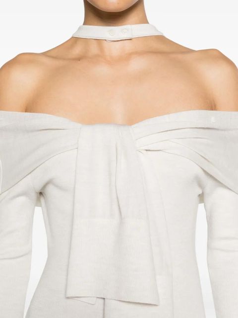 Jacquemus La robe Doble midi dress - Neutrals