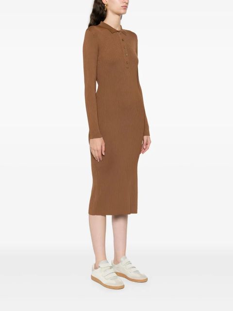 Lauren Ralph Lauren polo midi dress - Brown