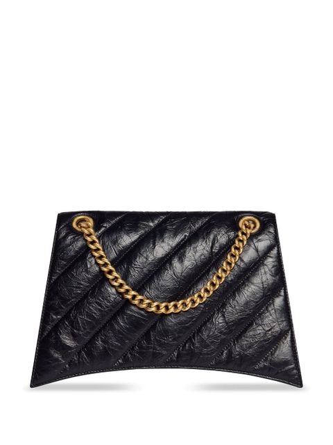 Balenciaga Crush quilted shoulder bag - Black