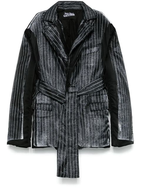 Jean Paul Gaultier trompe-l'oeil padded jacket - Black - zdjęcie produktu nr 1