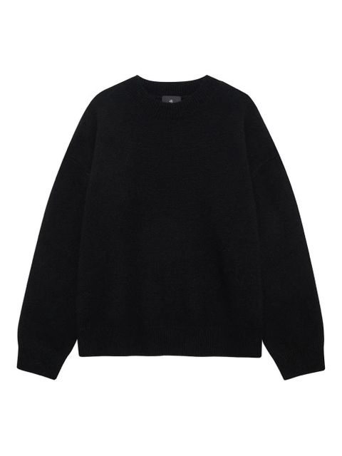 ANINE BING Lee crew-neck sweater - Black - zdjęcie produktu nr 1