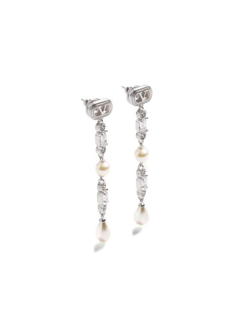 Valentino Garavani Ovalette earrings - Silver