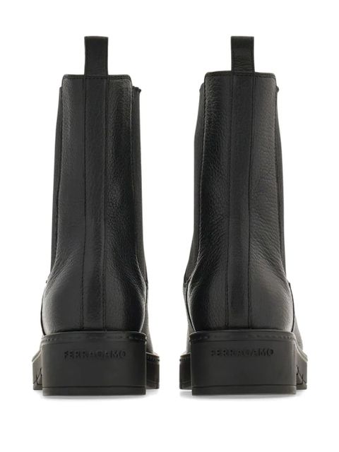 Ferragamo leather Chelsea boots - Black - zdjęcie produktu nr 2