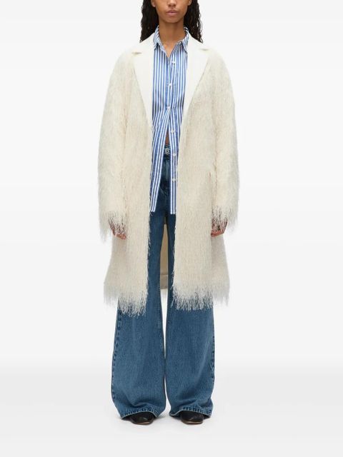 3.1 Phillip Lim fringe tuxedo-coat - Neutrals - zdjęcie produktu nr 1